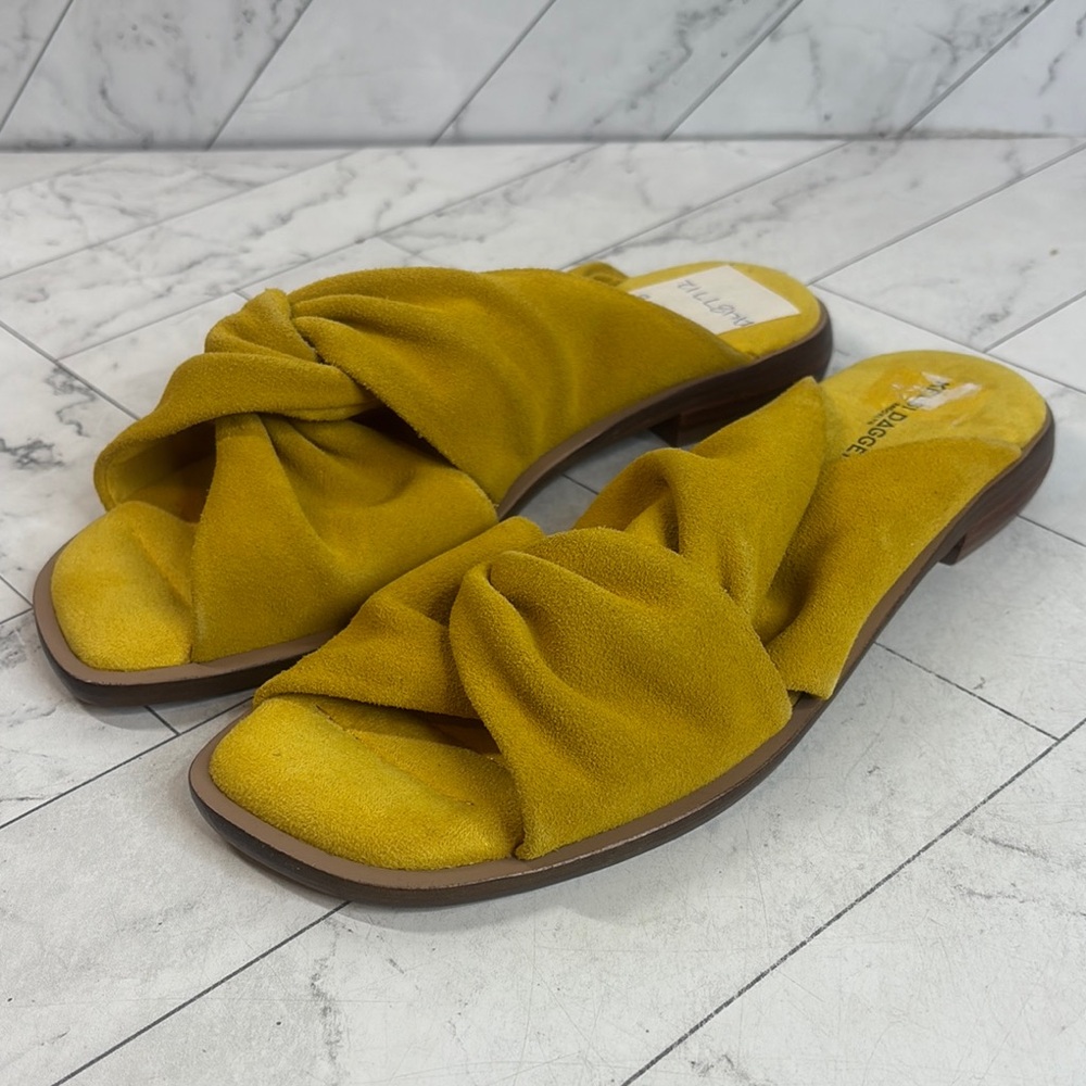 Kelsi Dagger Mustard Yellow Sandals
